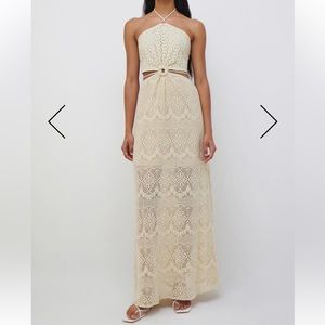 SOLD NWT Simkhai crochet cover up knit cut out dress. SMALL